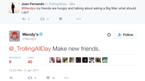 Wendy's Twitter Example
