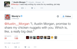 Wendy's Twitter Nuggets
