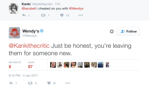 Wendy's Twitter Honesty