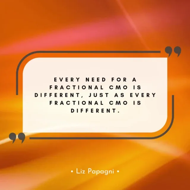 No two Fractional CMOs are alike. Before you hire one, make sure you know what you're really looking for. 

https://loom.ly/psmUYuY